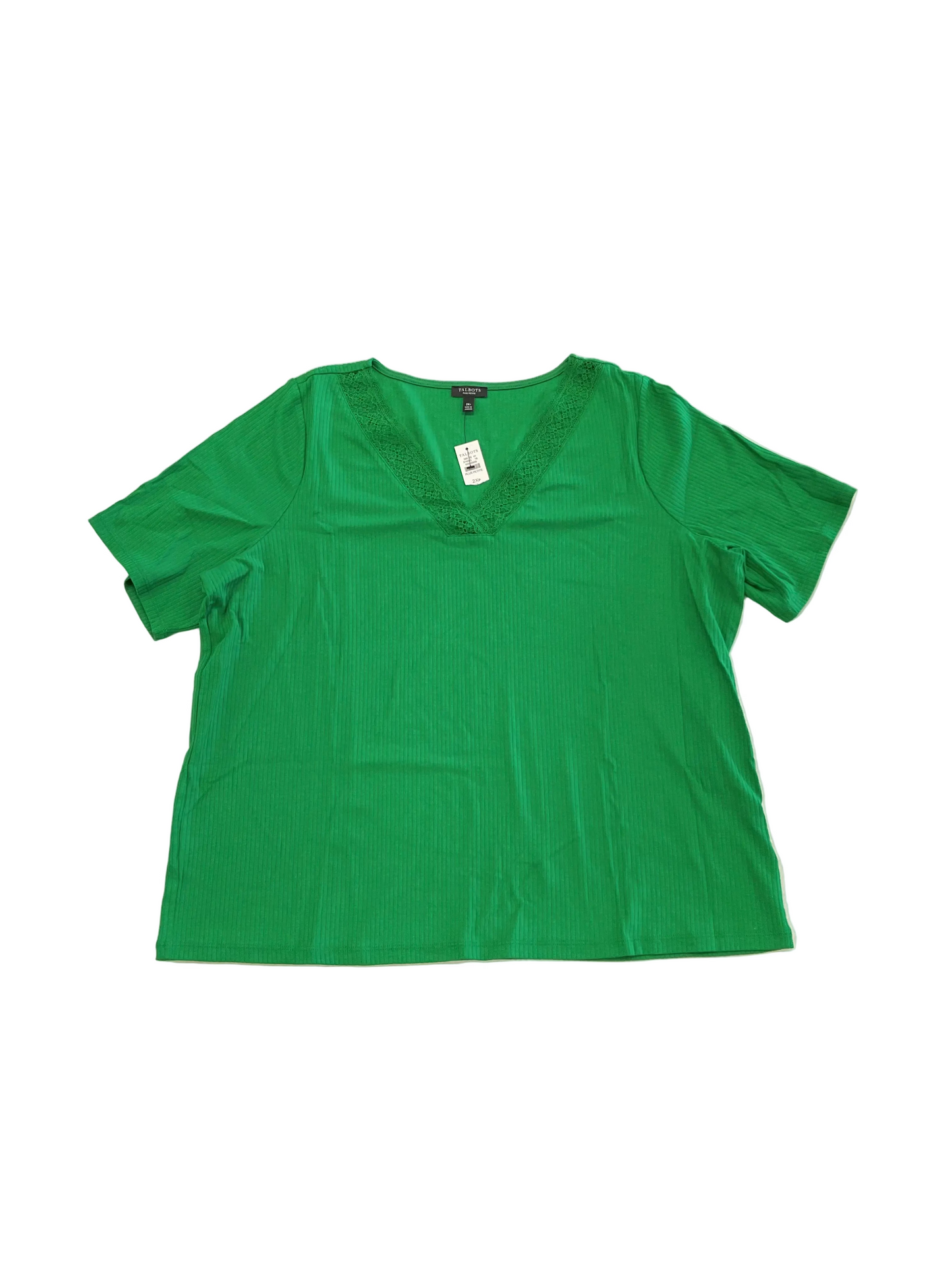 Top Ss By Talbots In Green, Size:2XP