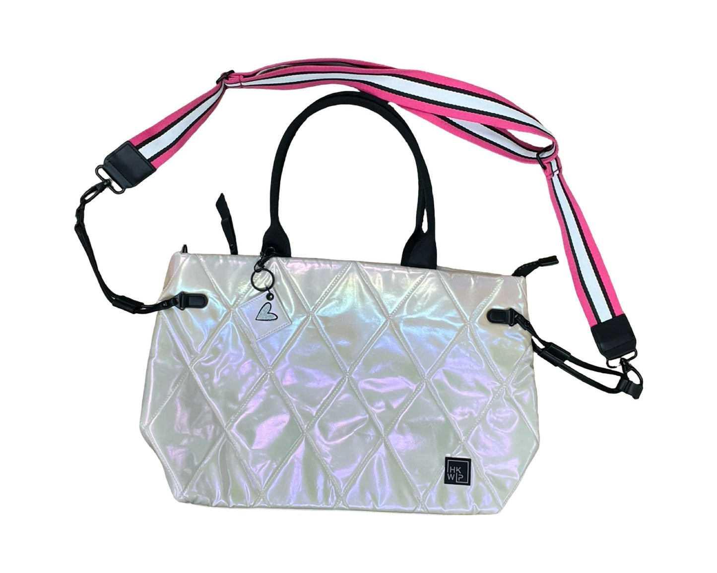 Tote By Clothes Mentor In White, Size:Medium