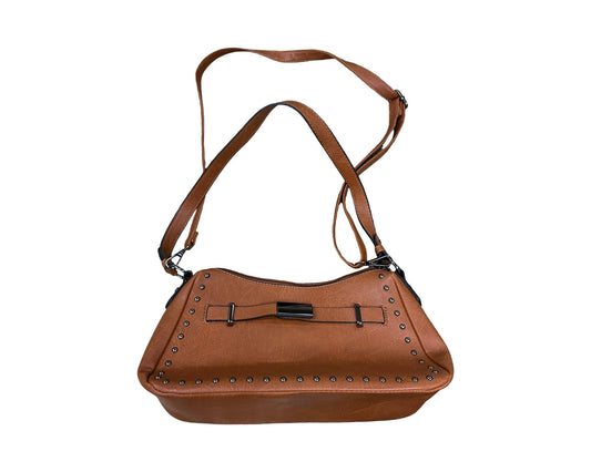 Crossbody By Clothes Mentor In Brown, Size:Medium