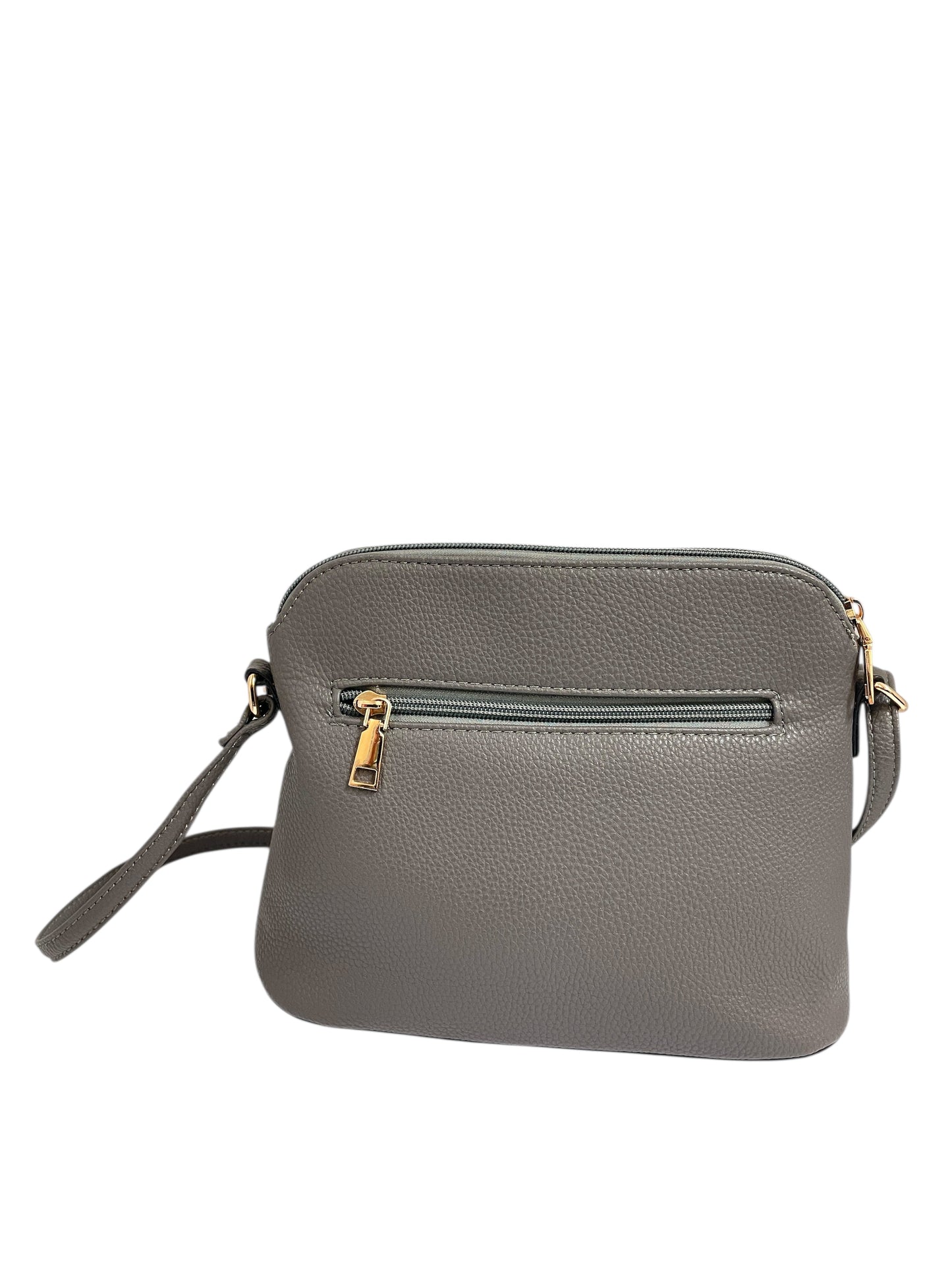 Crossbody By Clothes Mentor In Grey, Size:Medium
