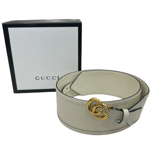 Belt Luxury Designer By Gucci In Cream