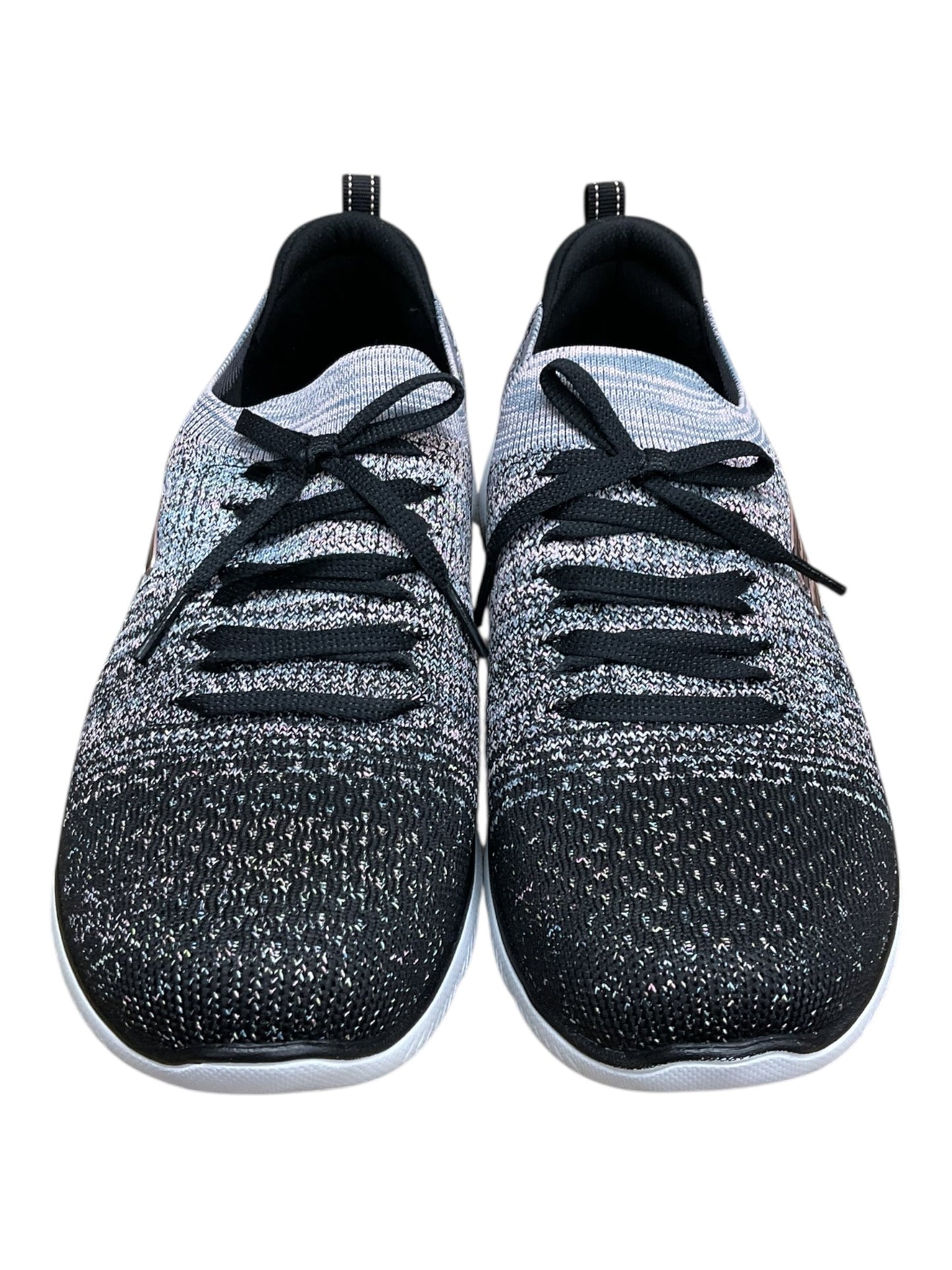 Shoes Sneakers By Skechers In Black & Grey, Size:9.5