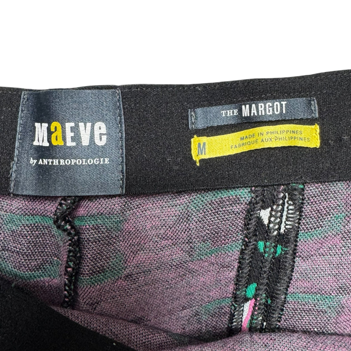 The Margot Pants By Maeve In Geometric Pattern, Size: M