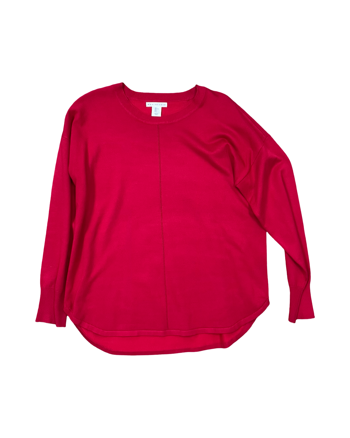 Sweater By Max Studio In Red, Size:L