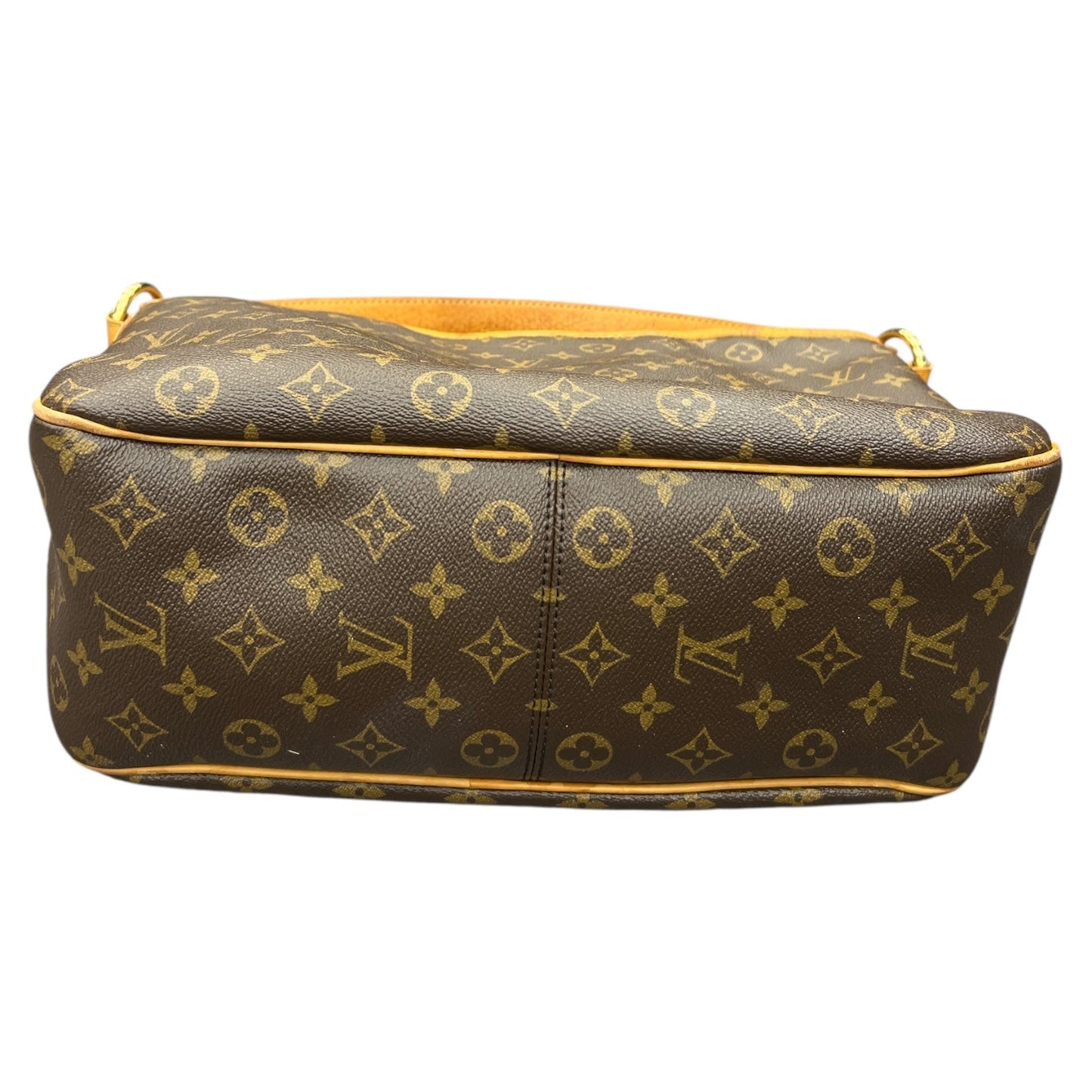 Handbag Luxury Designer By Louis Vuitton In Brown, Size:Large