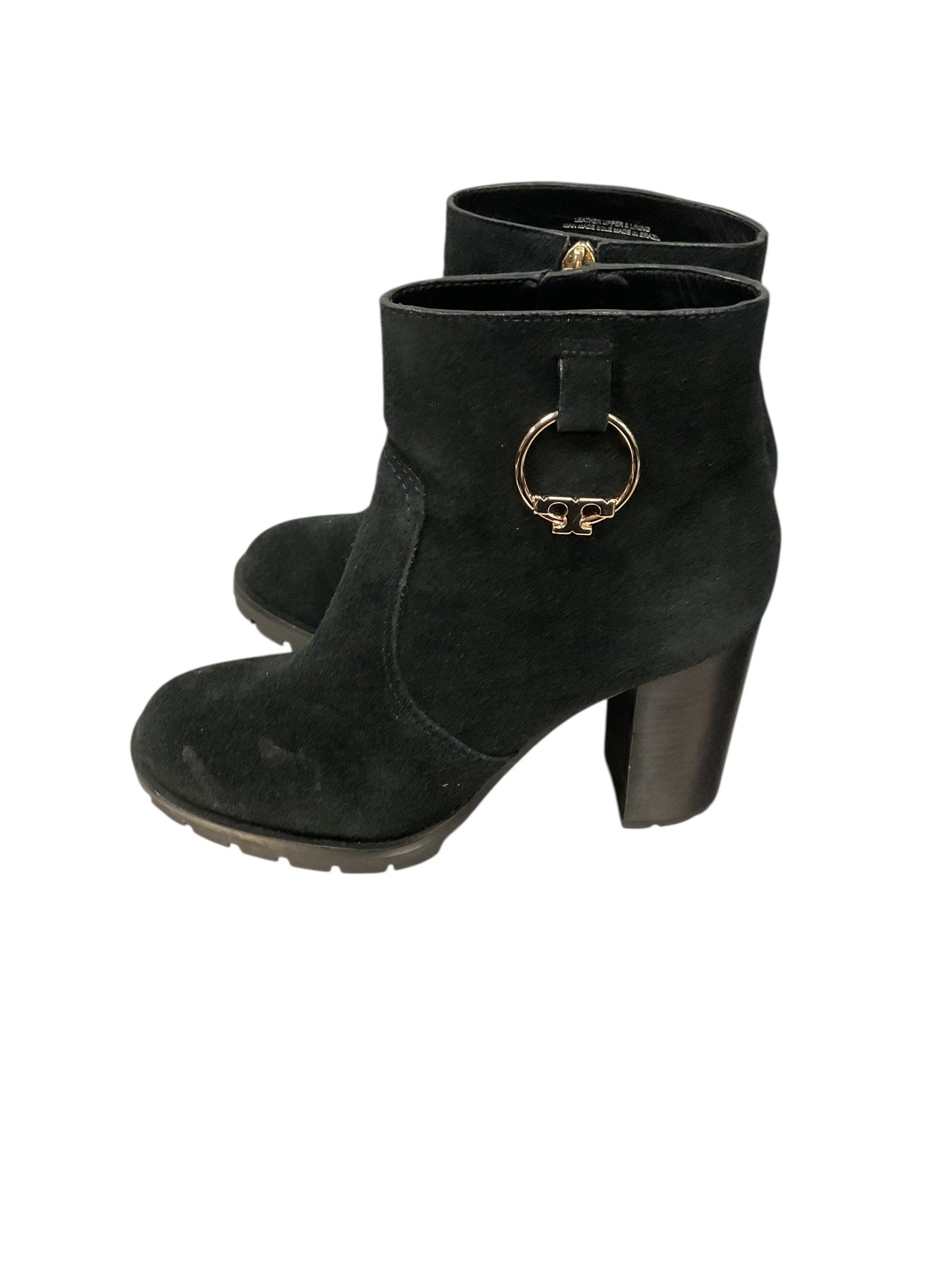 Boots Designer By Tory Burch In Black, Size:7