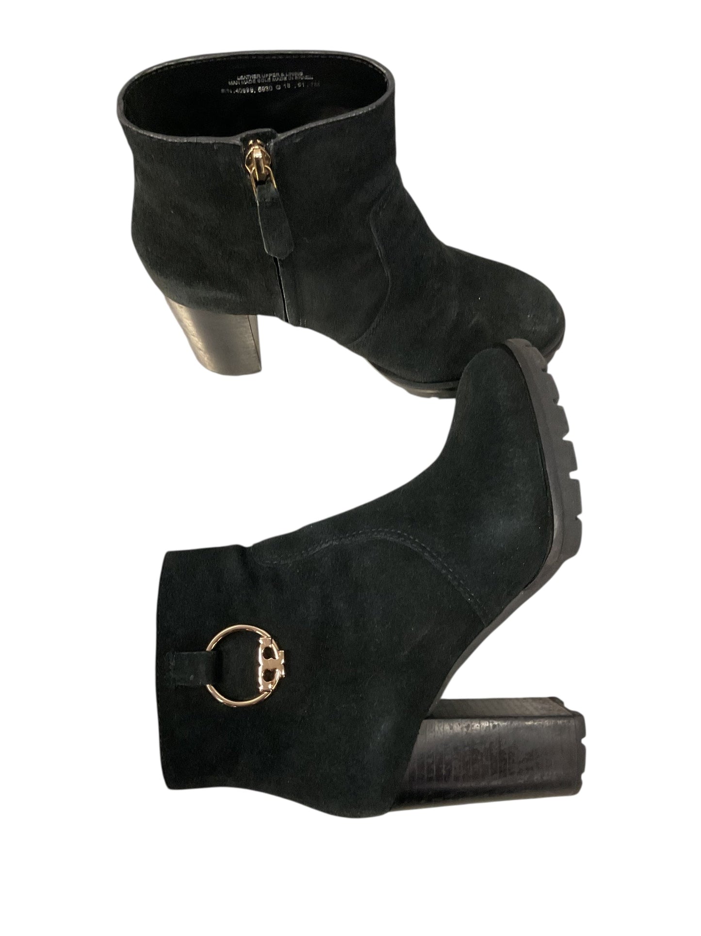 Boots Designer By Tory Burch In Black, Size:7