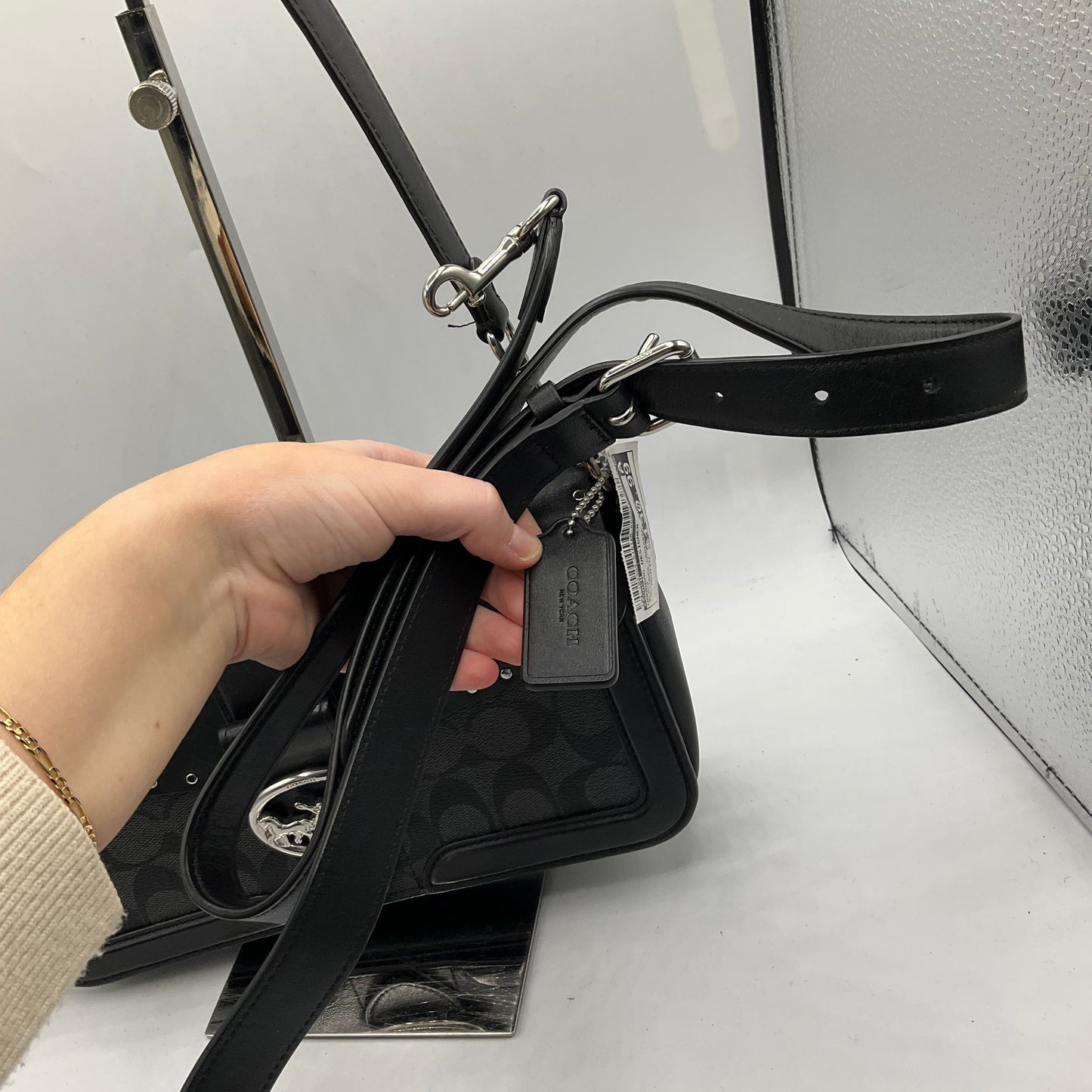 Handbag Designer By Coach, Size: Medium