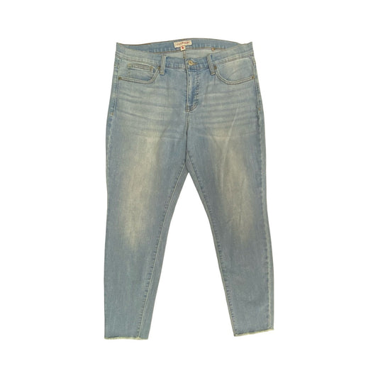 Jeans Skinny By Lucky Brand In Blue Denim, Size:14