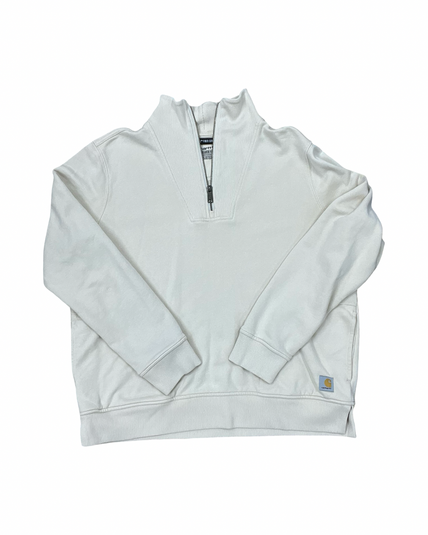 Sweatshirt Collar By Carhartt In Cream, Size:L