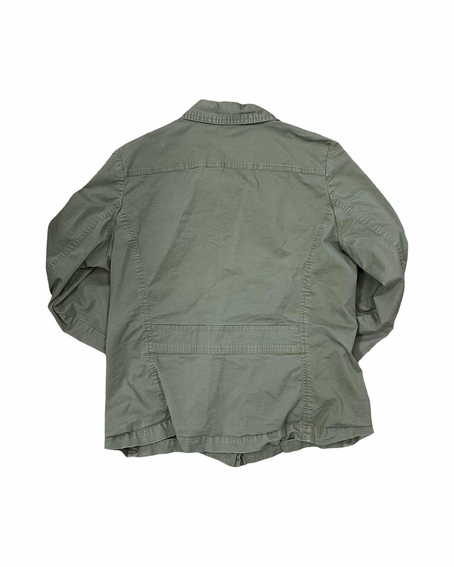 Jacket Shirt By St Johns Bay In Green, Size:L