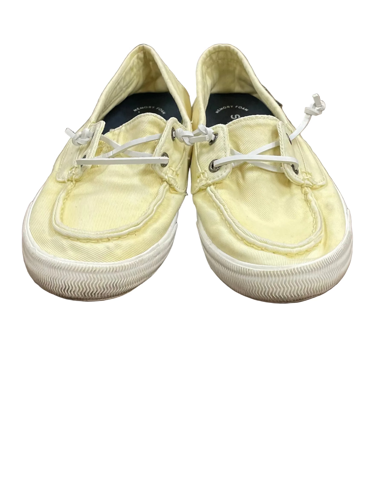 Shoes Flats By Sperry In Yellow, Size:8