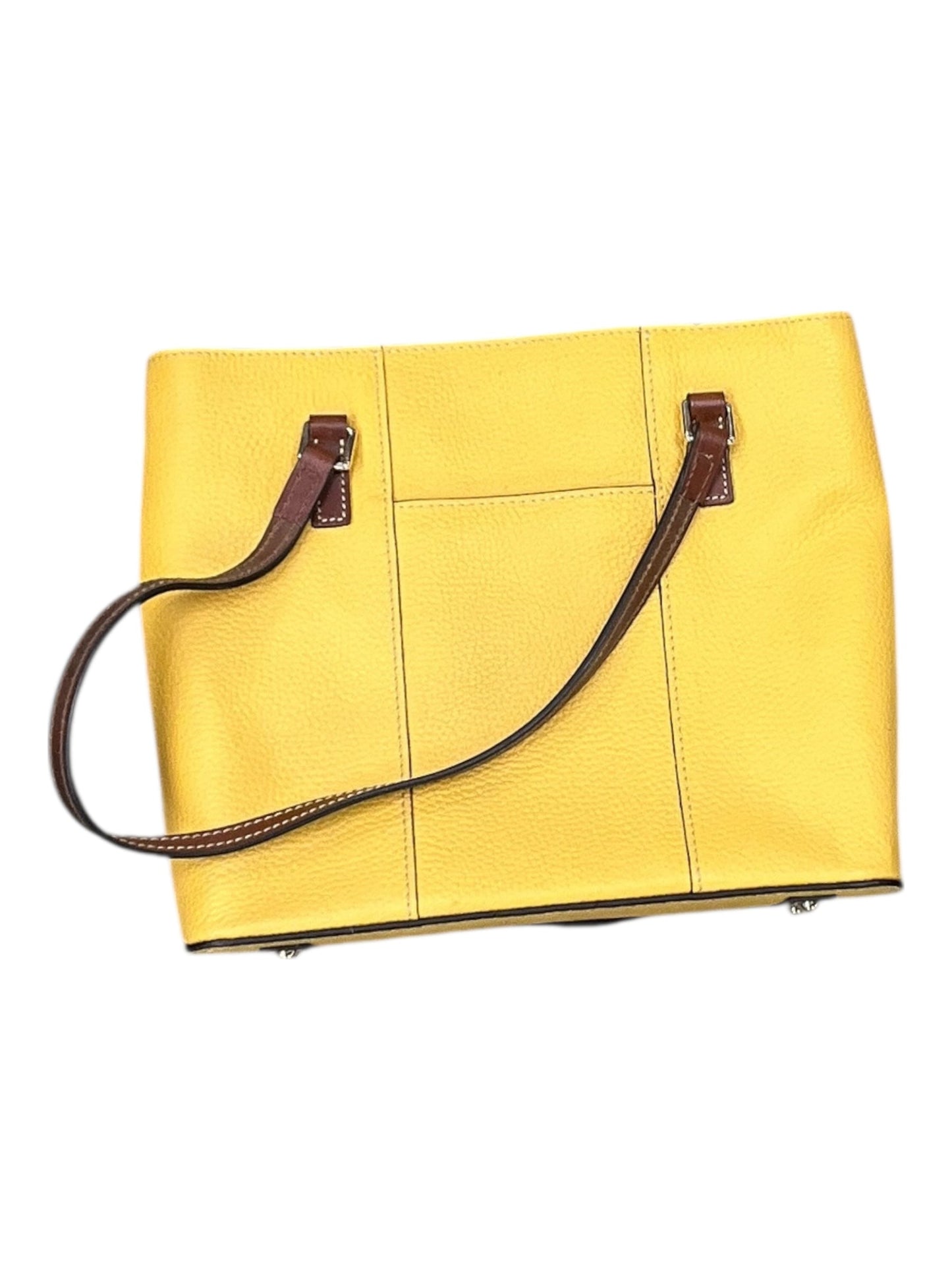 Handbag Designer By Dooney And Bourke In Yellow, Size:Medium