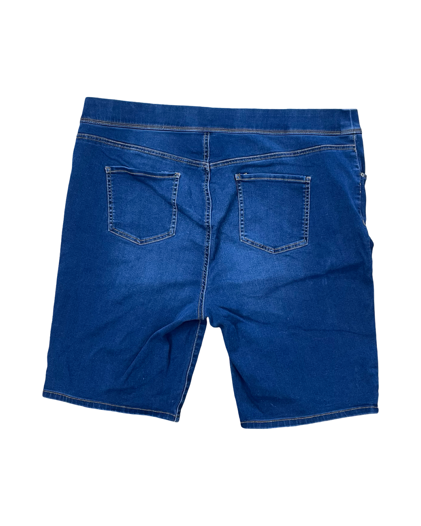 Shorts By Gloria Vanderbilt In Blue Denim, Size:20