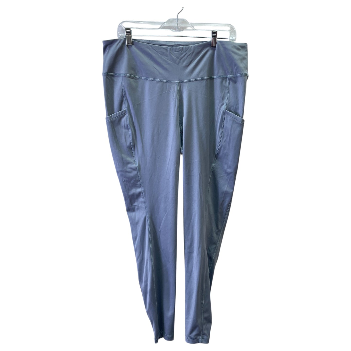 Athletic Leggings By Banana Republic In Grey, Size:Xl