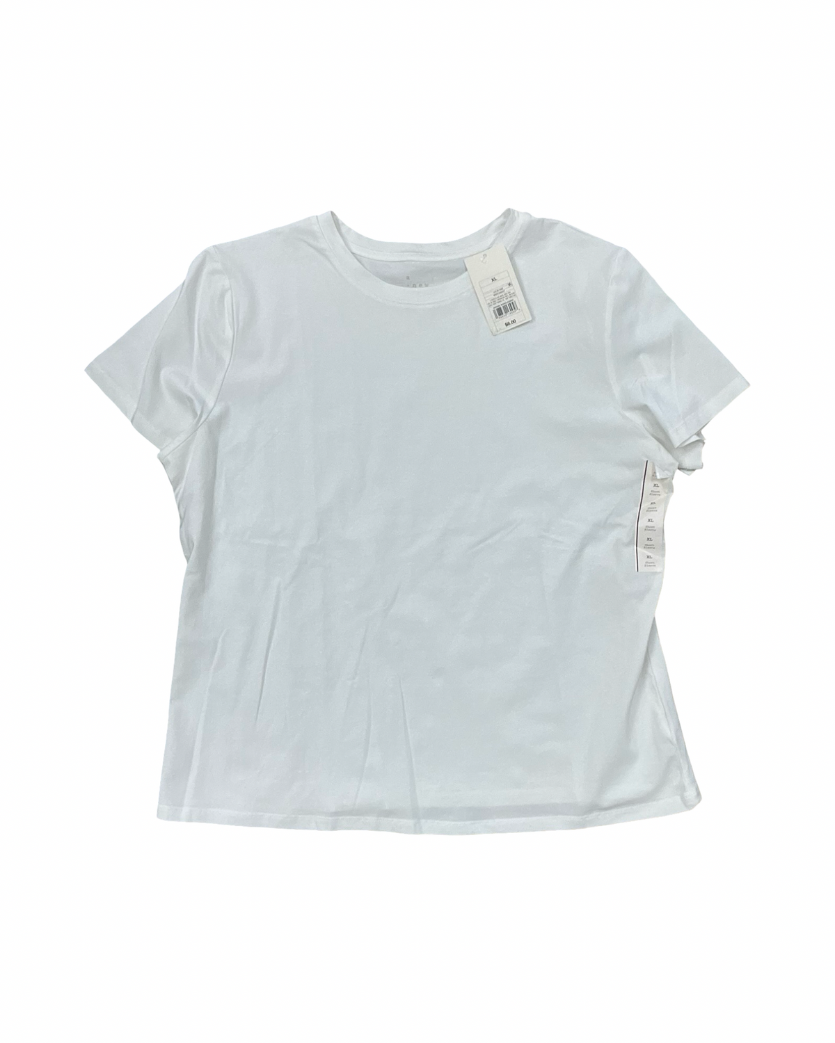 Top Ss Basic By A New Day In White, Size:Xl