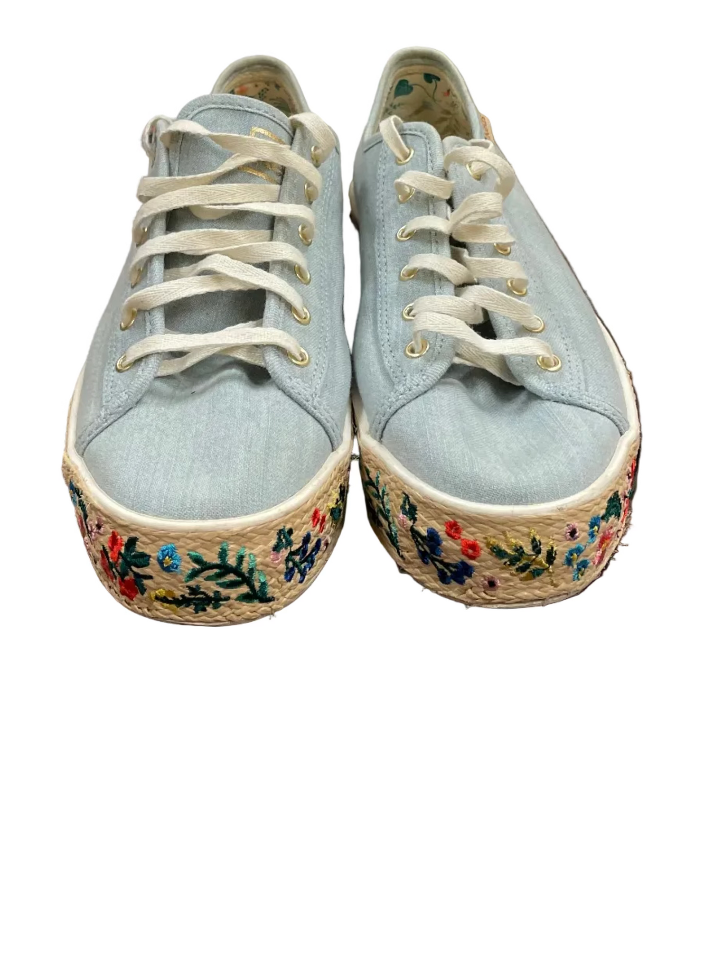 Shoes Athletic By Keds In Blue Denim, Size:7