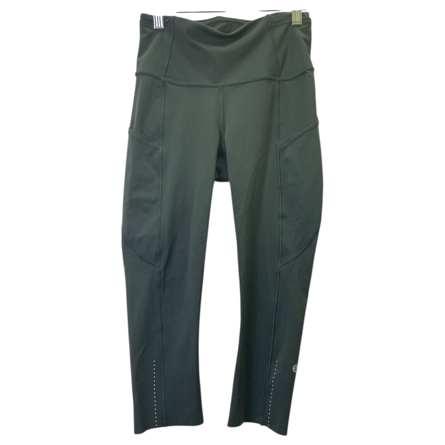 Athletic Capris By Lululemon In Green, Size:S