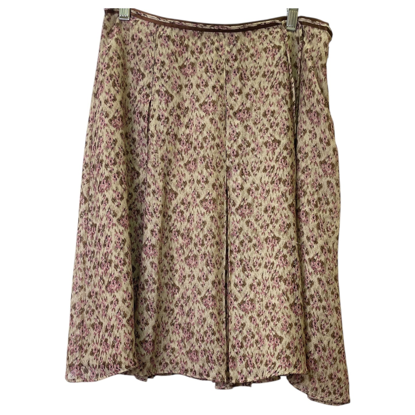 Skirt Midi By Ann Taylor In Brown, Size:0