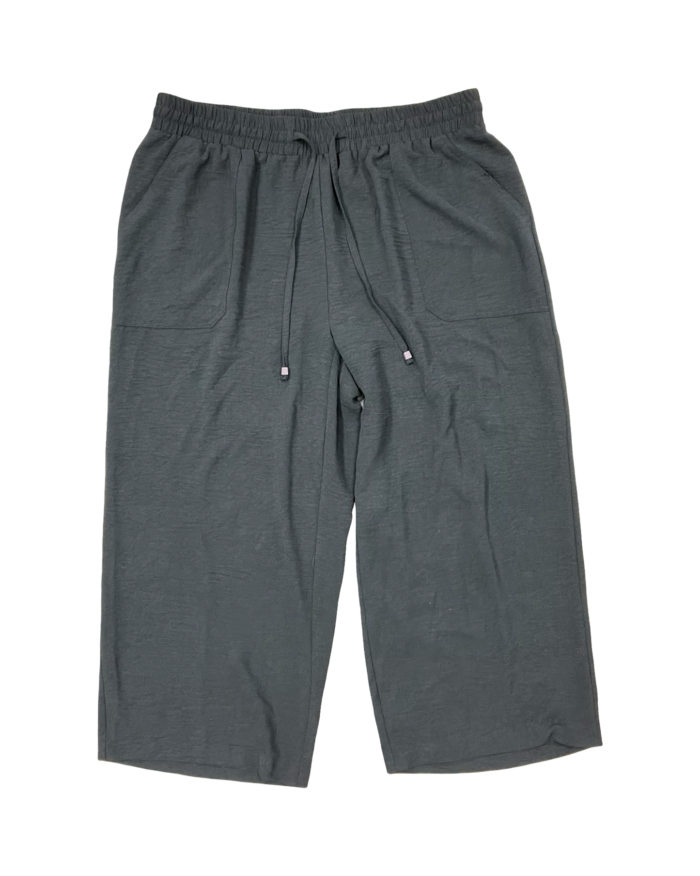 Pants Cropped By Nycc In Black, Size:1X