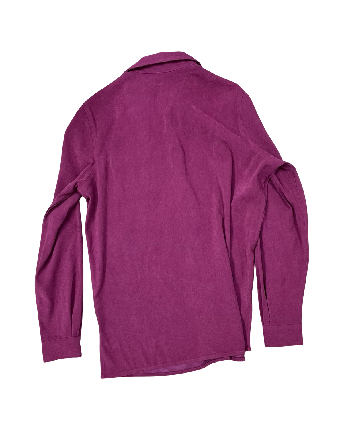 Blouse Ls By Clothes Mentor In Maroon, Size:M