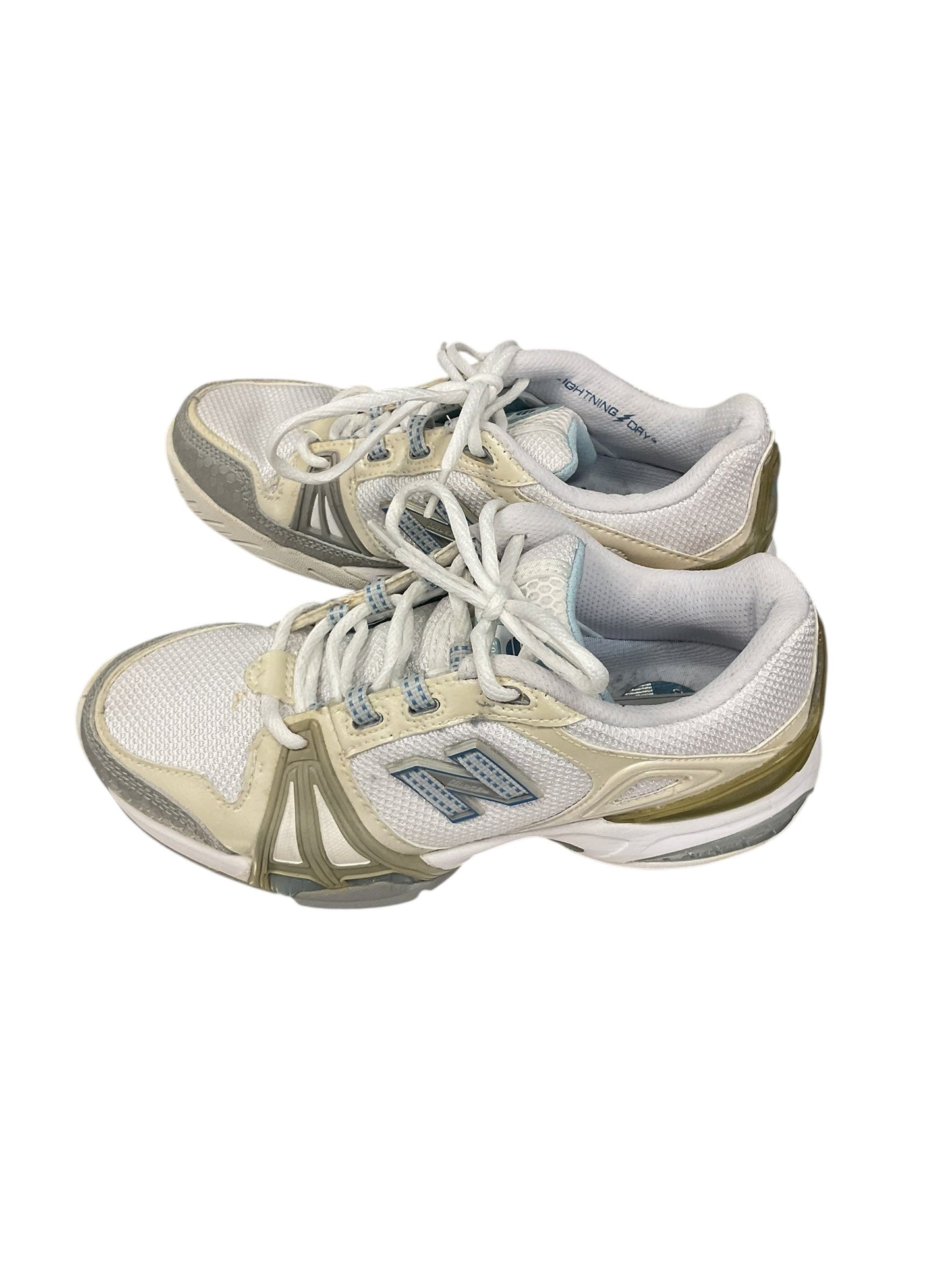 Shoes Athletic By New Balance In White, Size:6.5