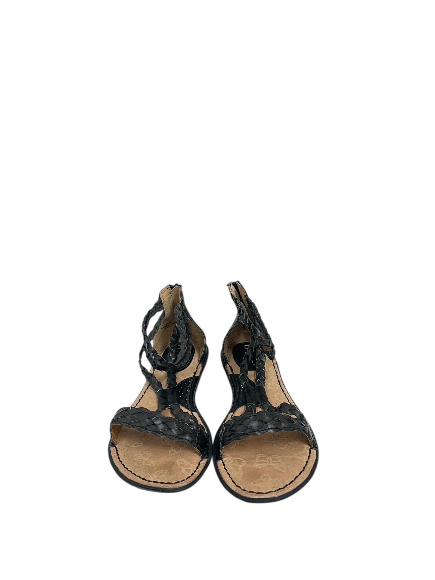 Sandals Flats By Boc In Black, Size:6