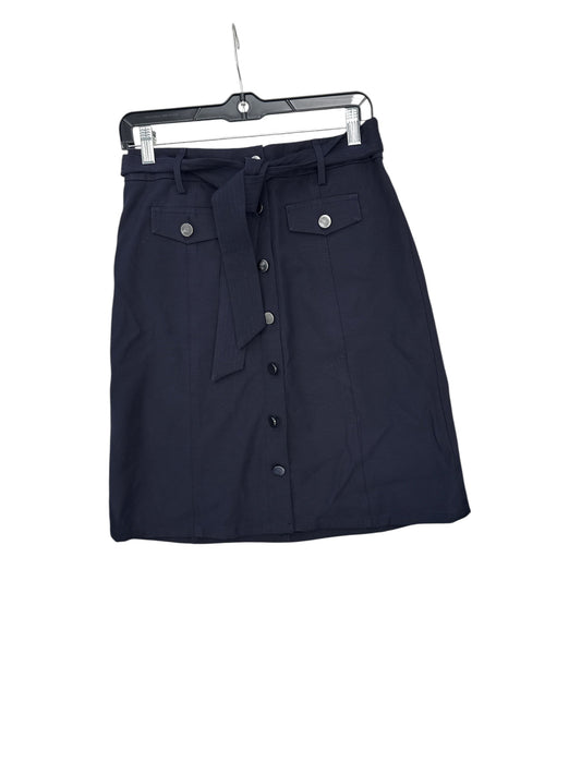 SKIRT MIDI by TALBOTS In NAVY, Size: 2