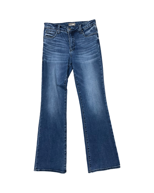 Jeans Boot Cut By Kut In Blue Denim, Size:10