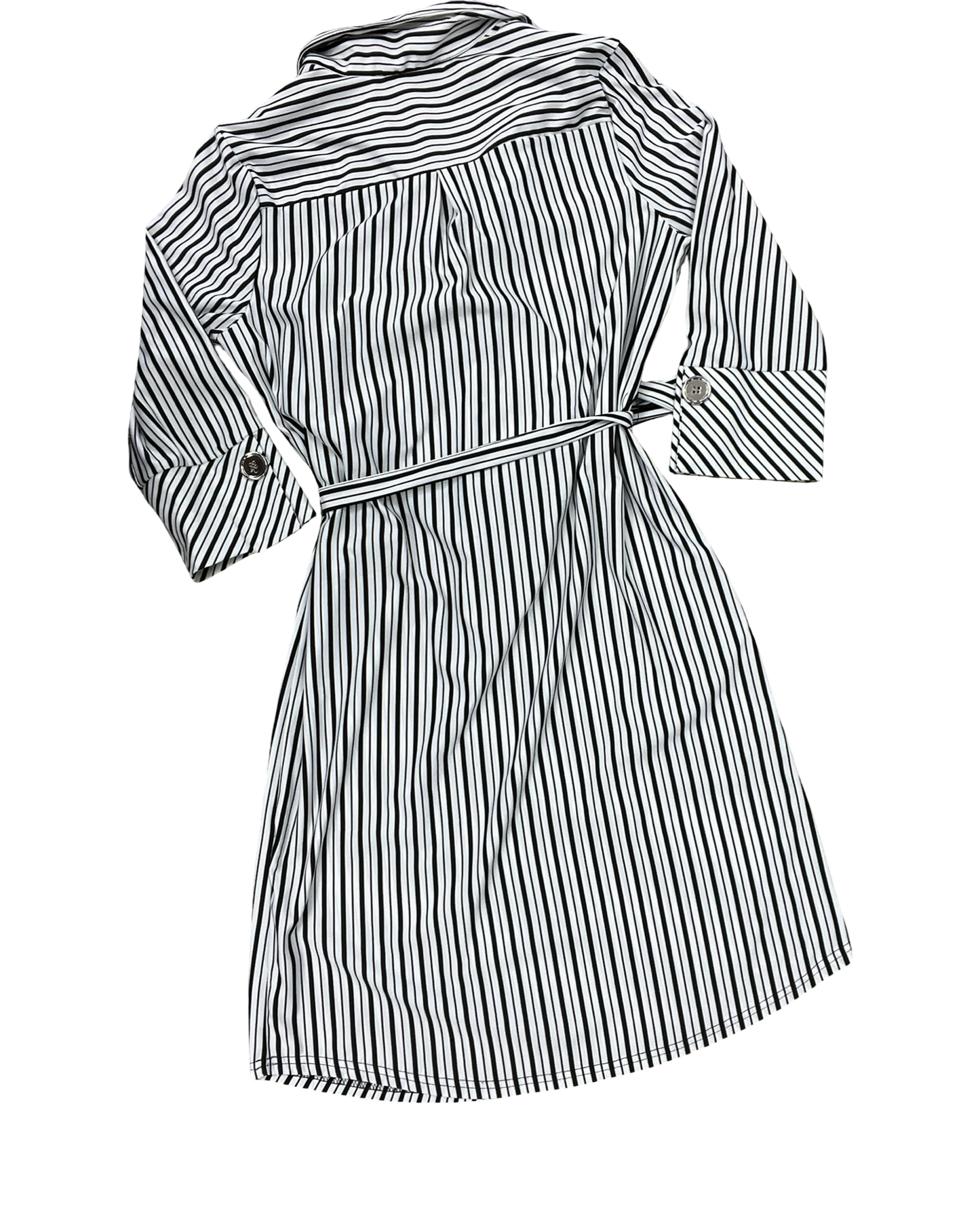 Dress Work By Mlle Gabrielle In Black & White, Size:L