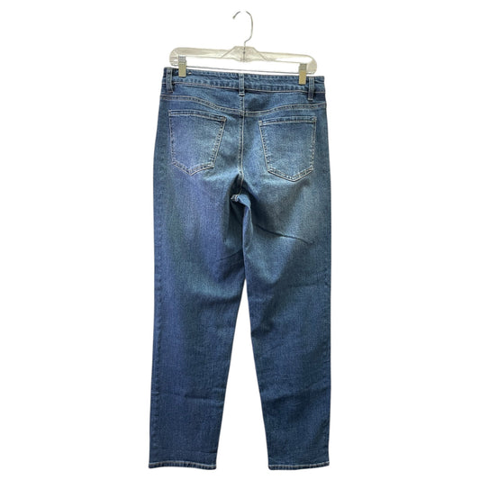 Jeans Straight By CAMELIA COELA In Blue Denim, Size:10