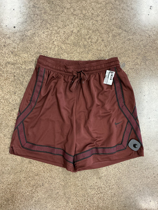 Athletic Shorts By Nike Apparel In Brown, Size:S
