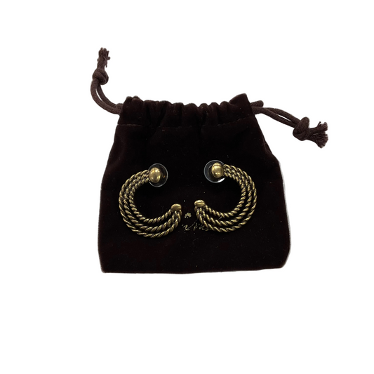Earrings Designer By Patricia Nash In Gold