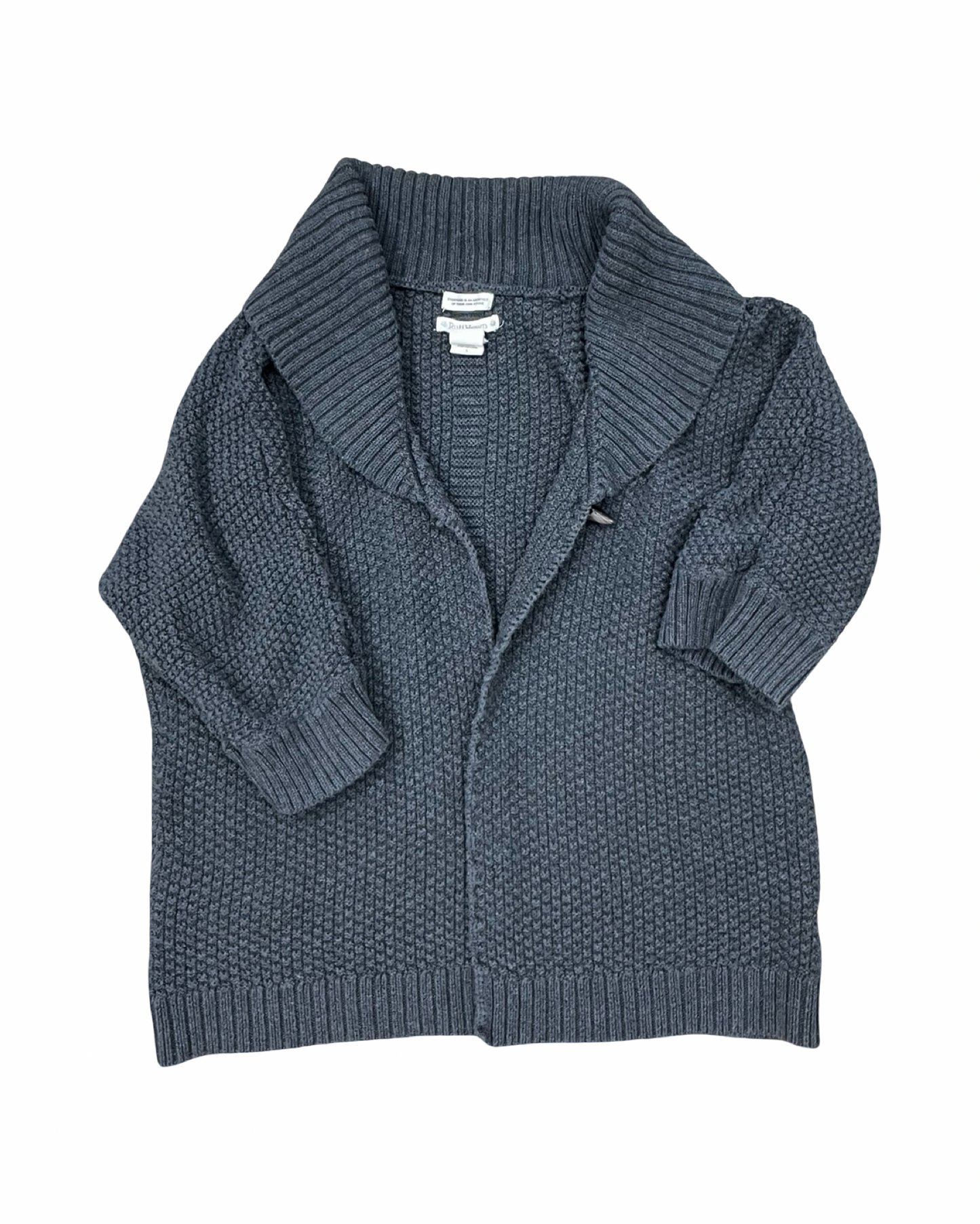Sweater Cardigan By Ruff Hewn In Grey, Size:L