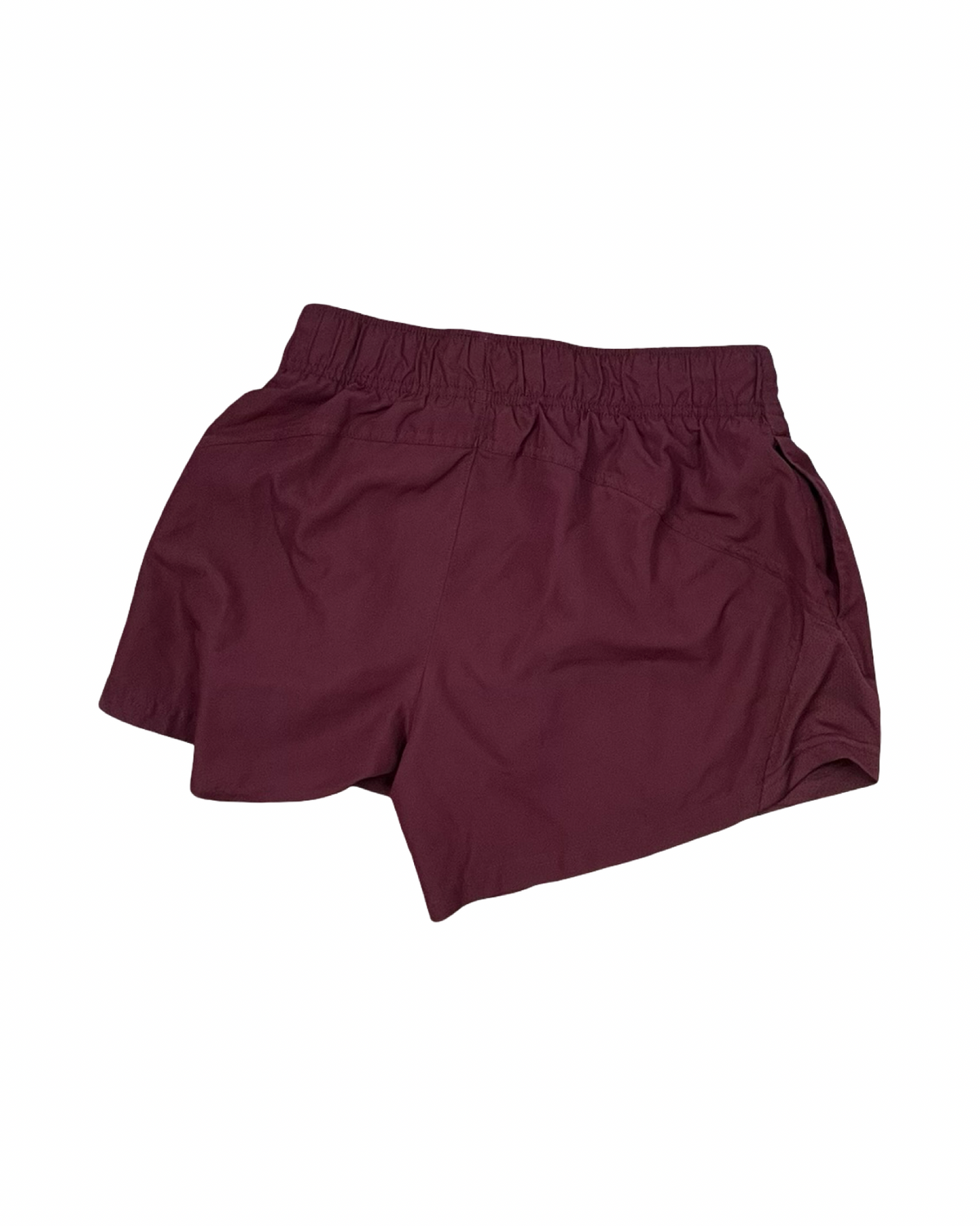 Athletic Shorts By Athletic Works In Maroon, Size:S