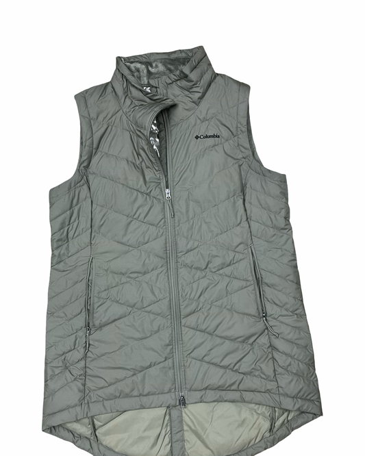 Vest Puffer & Quilted By Columbia In Green, Size:1X