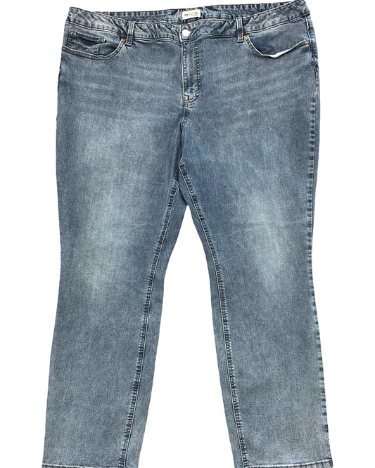 Jeans Straight By Maurices In Blue Denim, Size:24
