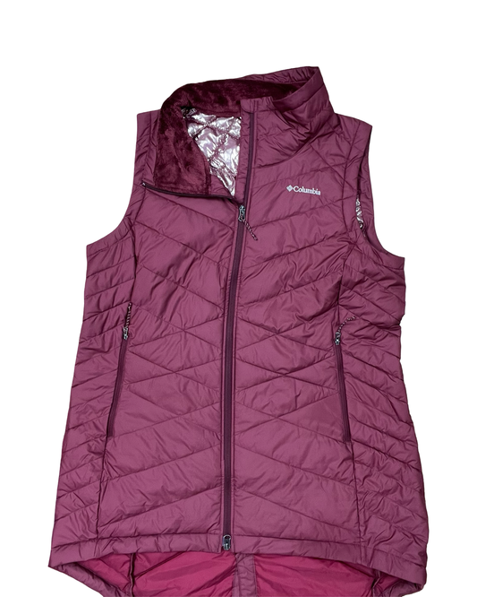 Vest Puffer & Quilted By Columbia In Red, Size:1X