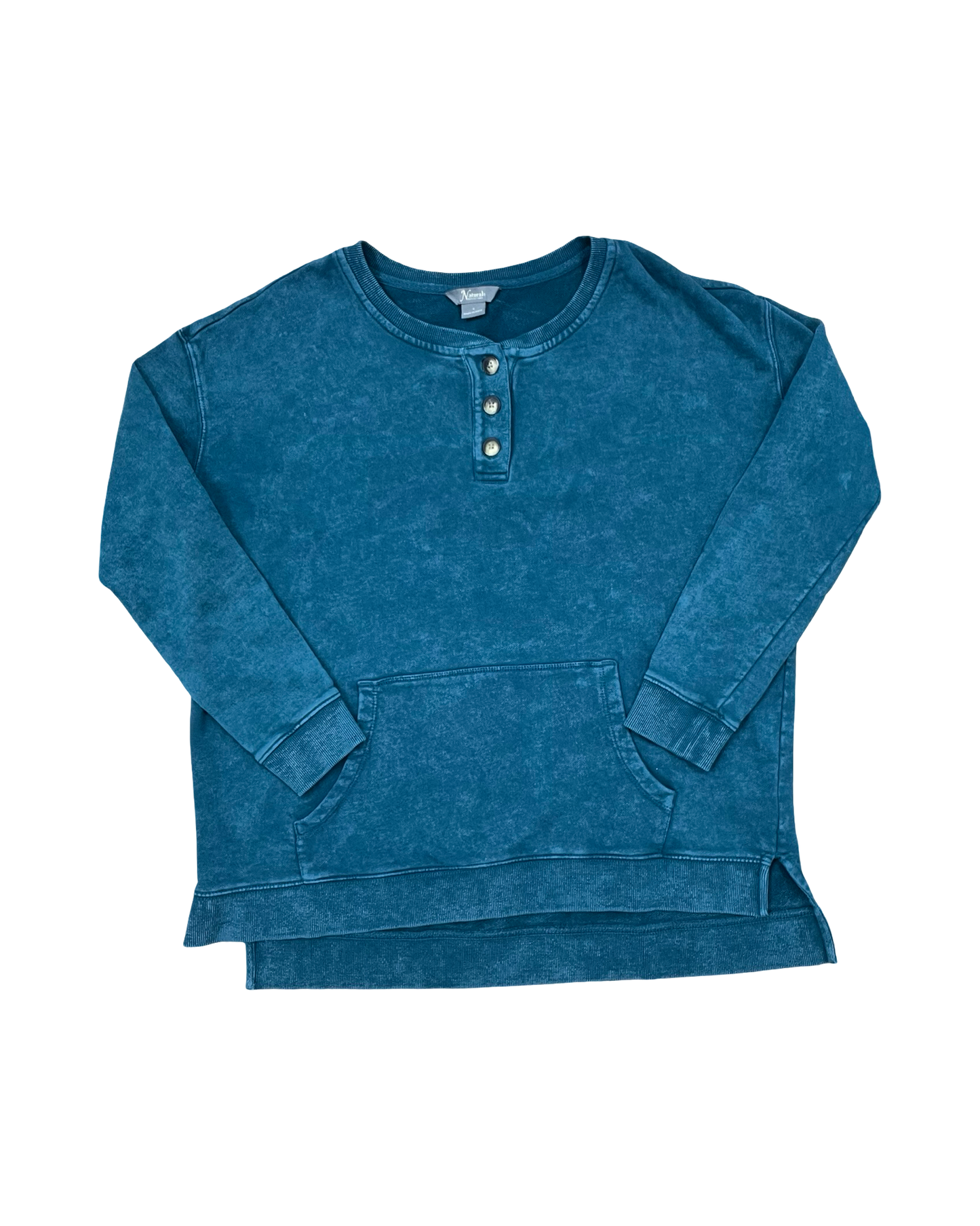 Sweatshirt Collar By Natural Reflections In Green, Size:S