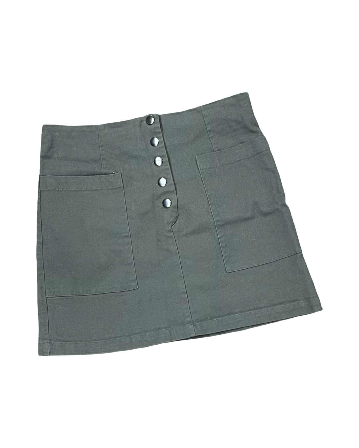 Dress Casual Short By Harper In Green Denim, Size:Xl