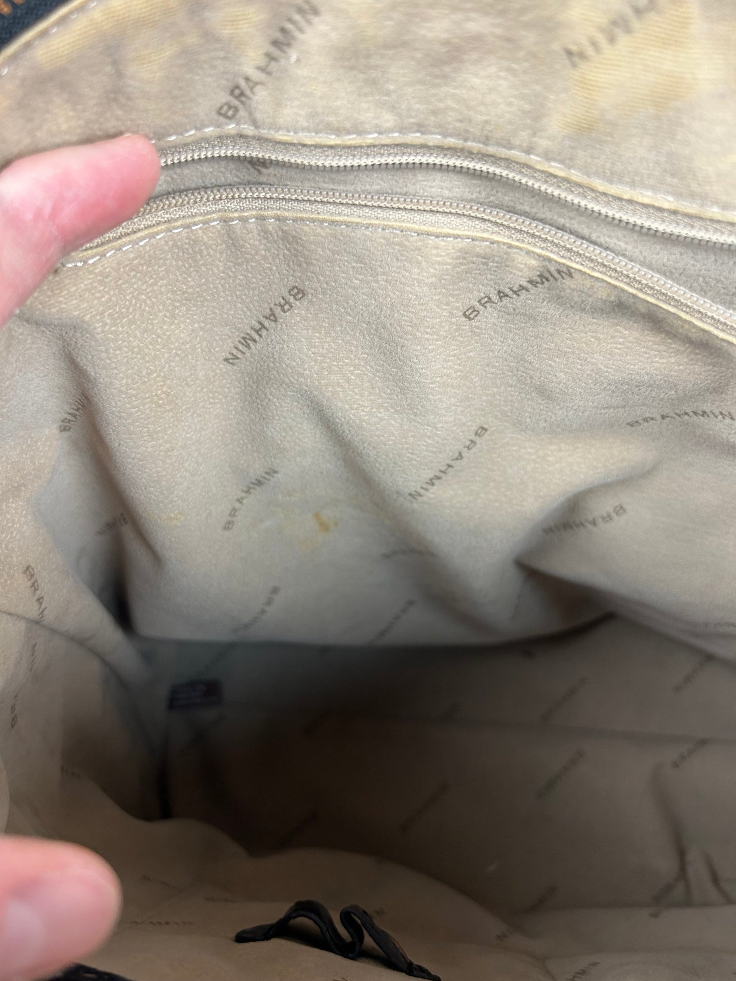 Handbag Designer By Brahmin, Size: Medium