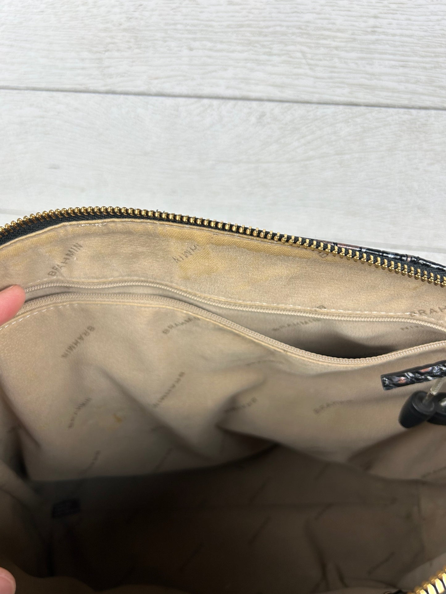 Handbag Designer By Brahmin, Size: Medium