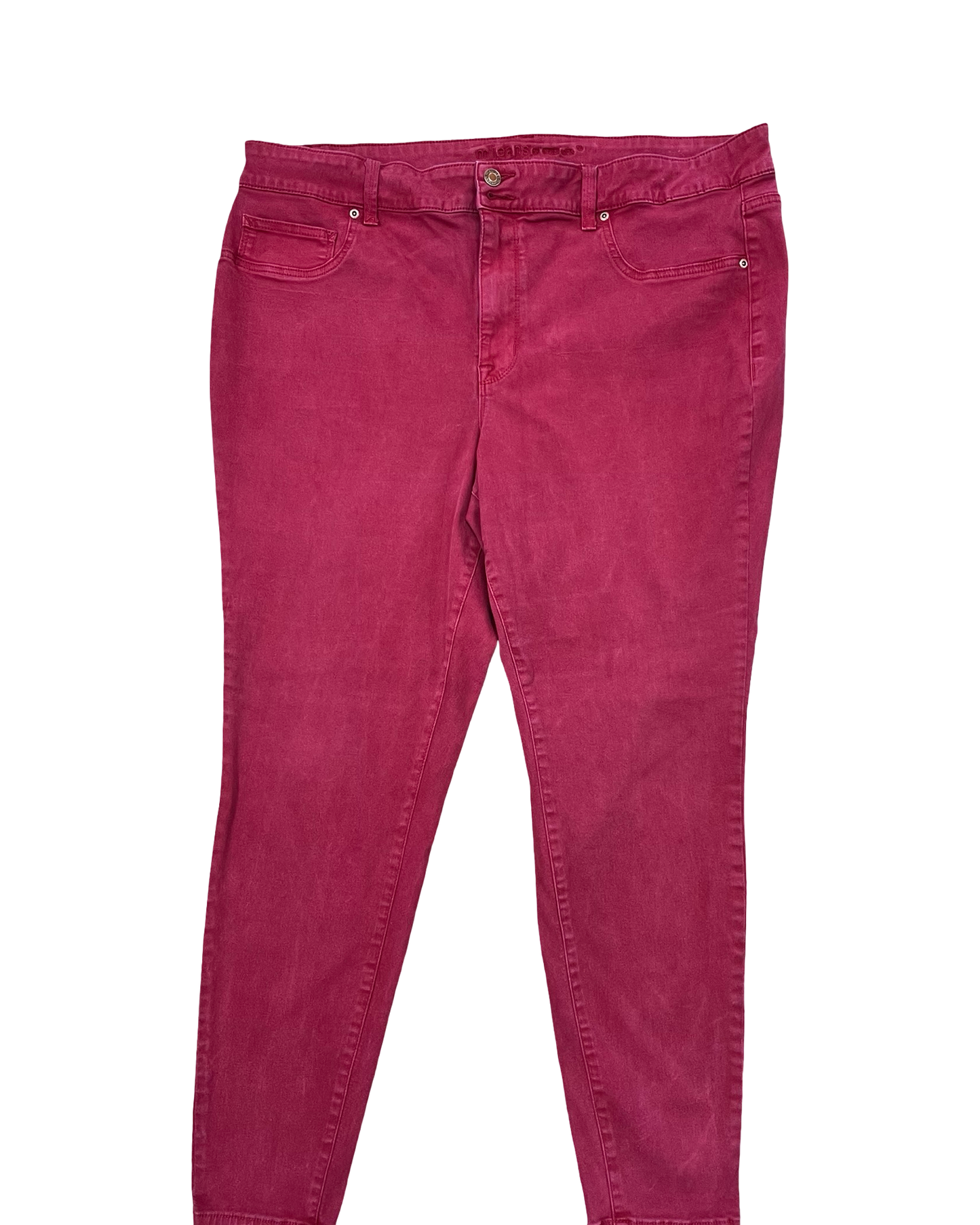 Jeans Straight By Maurices In Red, Size:22