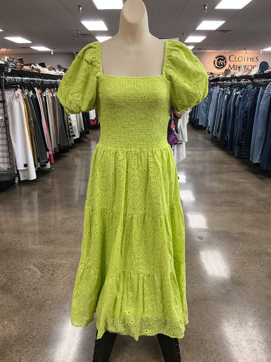 Dress Casual Maxi By Hyfve In Green, Size:M