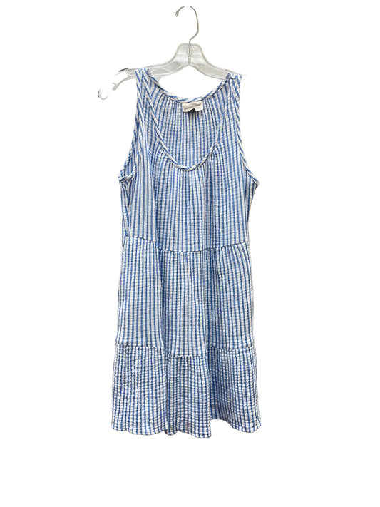 Dress Casual Midi By Universal Thread In Striped Pattern, Size:M