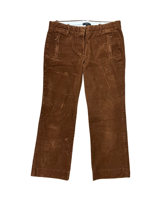 Pants Corduroy By J. Crew In Brown, Size:6