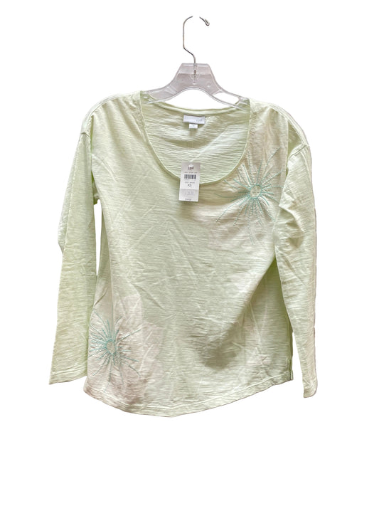Top Ls By J. Jill In Green & White, Size:Xs