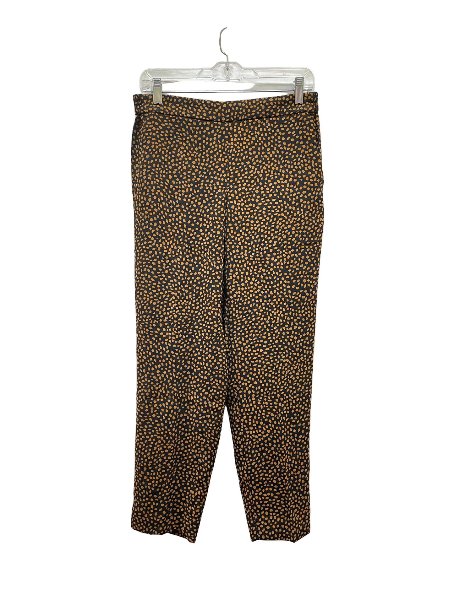 Pants Cropped By J. Crew In Black & Brown, Size:8