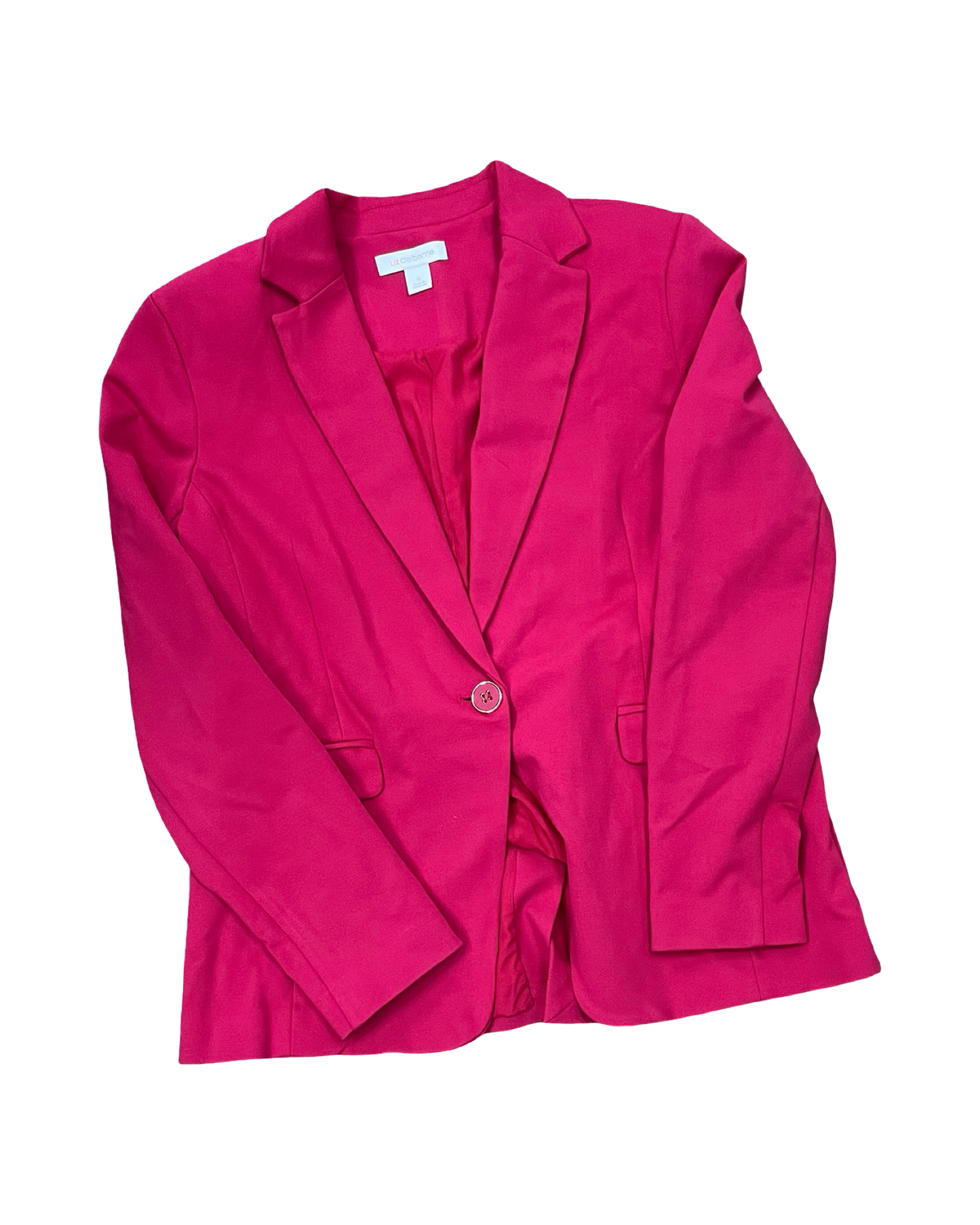 Blazer By Liz Claiborne In Pink, Size:S