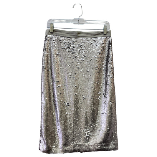 Skirt Midi By Banana Republic In Taupe, Size:6